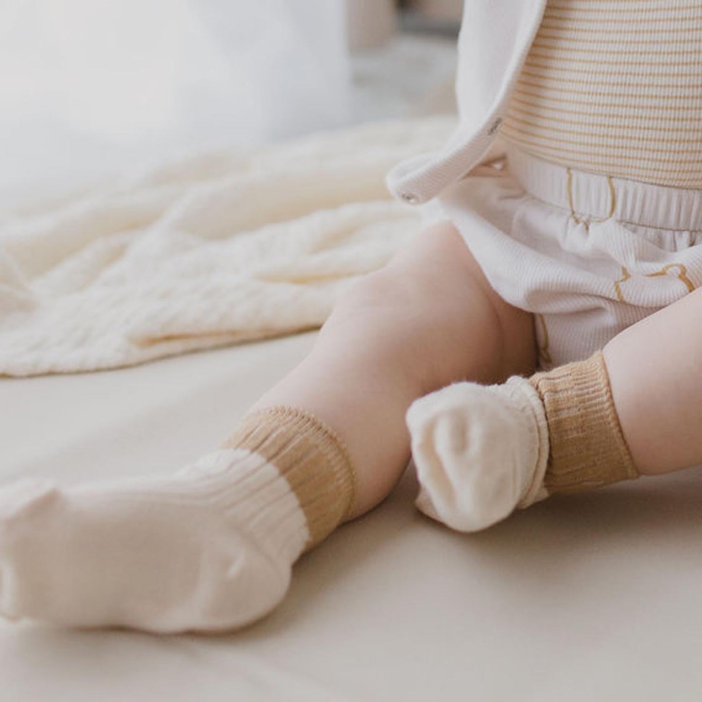 Colour Block Baby Socks