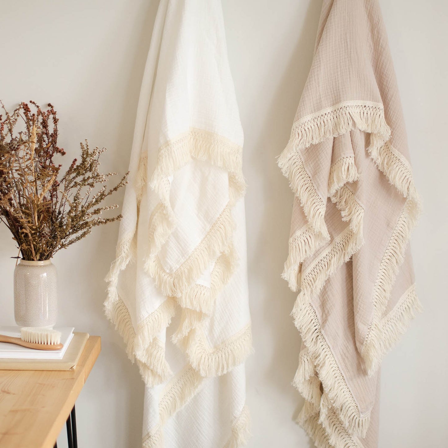 Luxury Fringed Swaddle
