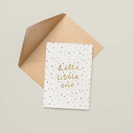 'Hello Little One' Greeting Card