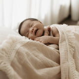 Luxe Fringe Swaddle