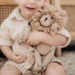 Luca the Lion Plush Baby Toy - Cotton Crochet