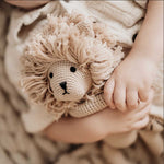 Luca the Lion Plush Baby Toy - Cotton Crochet