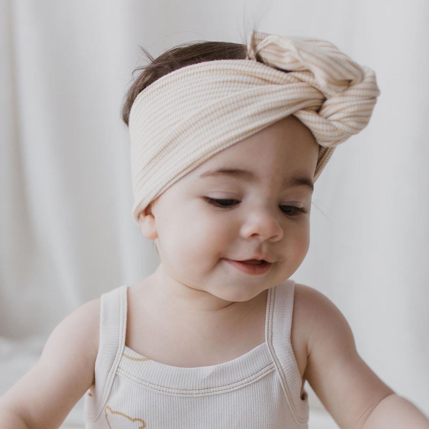 Stretchy Baby Headband in Organic Cotton
