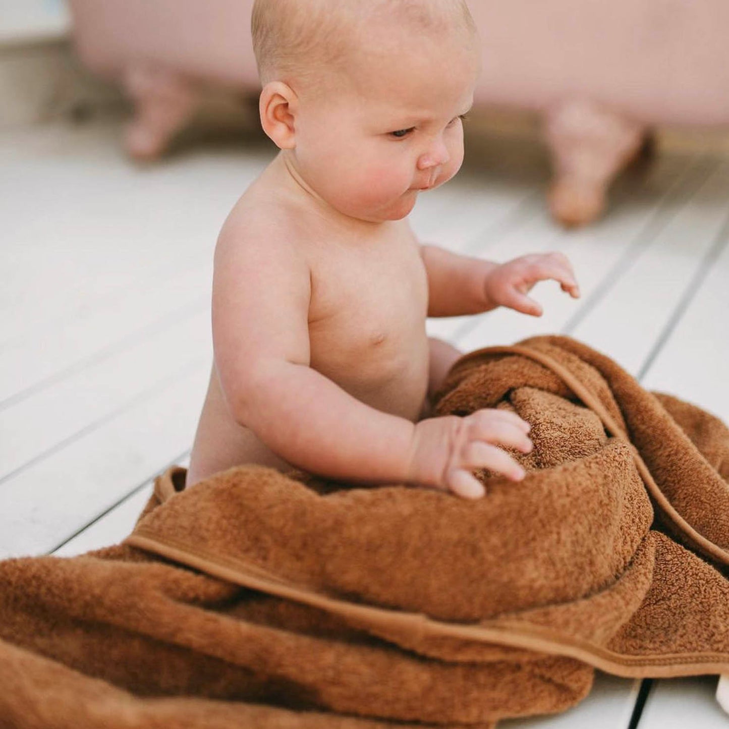 Hooded Baby Towel with Bear Ears