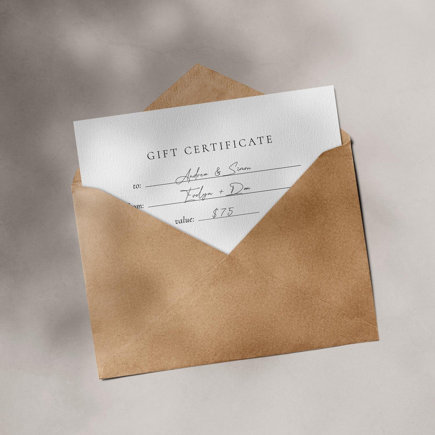 Billie & Byron Gift Card